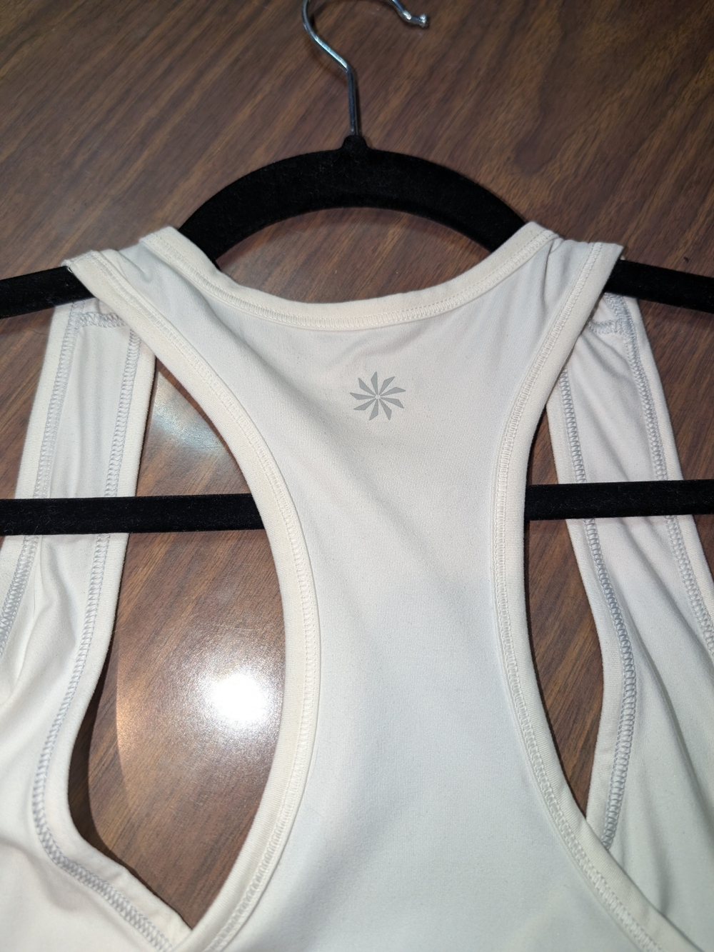 Athleta Cream Racerback Tank Top - Picture 4 of 6